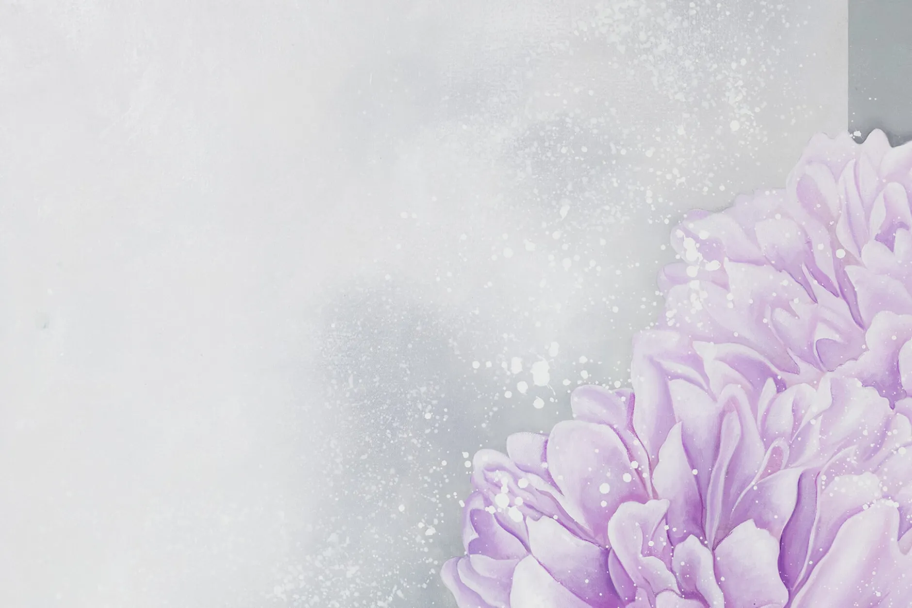 XXL Öl Gemälde 'Violette Eleganz' | Handgemaltes Unikat