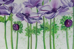 XXL Öl Gemälde 'Violettes Ensemble' | Handgemaltes Unikat