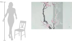 XXL Öl Gemälde 'Virtue of Sakura' | Handgemaltes Unikat