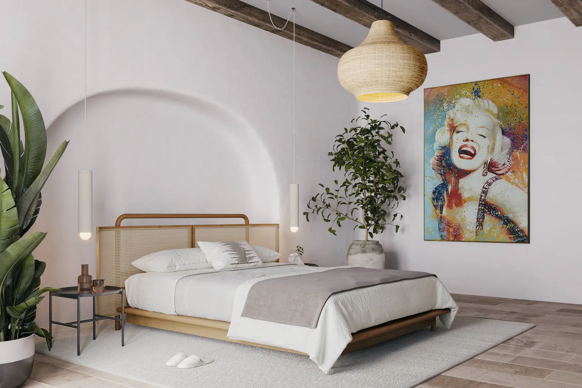 XXL Öl Gemälde 'Vivacious Marylin' | Handgemaltes Unikat