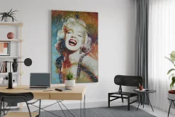 XXL Öl Gemälde 'Vivacious Marylin' | Handgemaltes Unikat