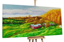 XXL Öl Gemälde 'Vivid Autumn' | Handgemaltes Unikat