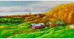 XXL Öl Gemälde 'Vivid Autumn' | Handgemaltes Unikat