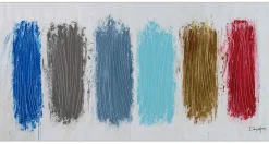 XXL Öl Gemälde 'Vivid Swatches' | Handgemaltes Unikat