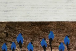 XXL Öl Gemälde 'Vogelparade' | Handgemaltes Unikat