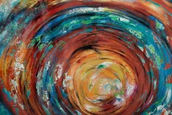 XXL Öl Gemälde 'Vortex of Colours' | Handgemaltes Unikat
