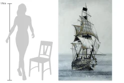 XXL Öl Gemälde 'Voyage of the Pirates' | Handgemaltes Unikat
