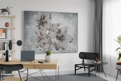 XXL Öl Gemälde 'Wachsende Blumenpracht' | Handgemaltes Unikat
