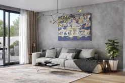 XXL Öl Gemälde 'Warme Urlaubsträume' | Handgemaltes Unikat