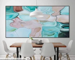 XXL Öl Gemälde 'Watercolours' | Handgemaltes Unikat