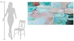 XXL Öl Gemälde 'Watercolours' | Handgemaltes Unikat