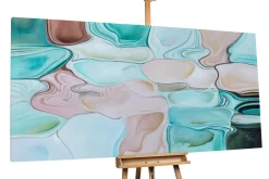 XXL Öl Gemälde 'Watercolours' | Handgemaltes Unikat