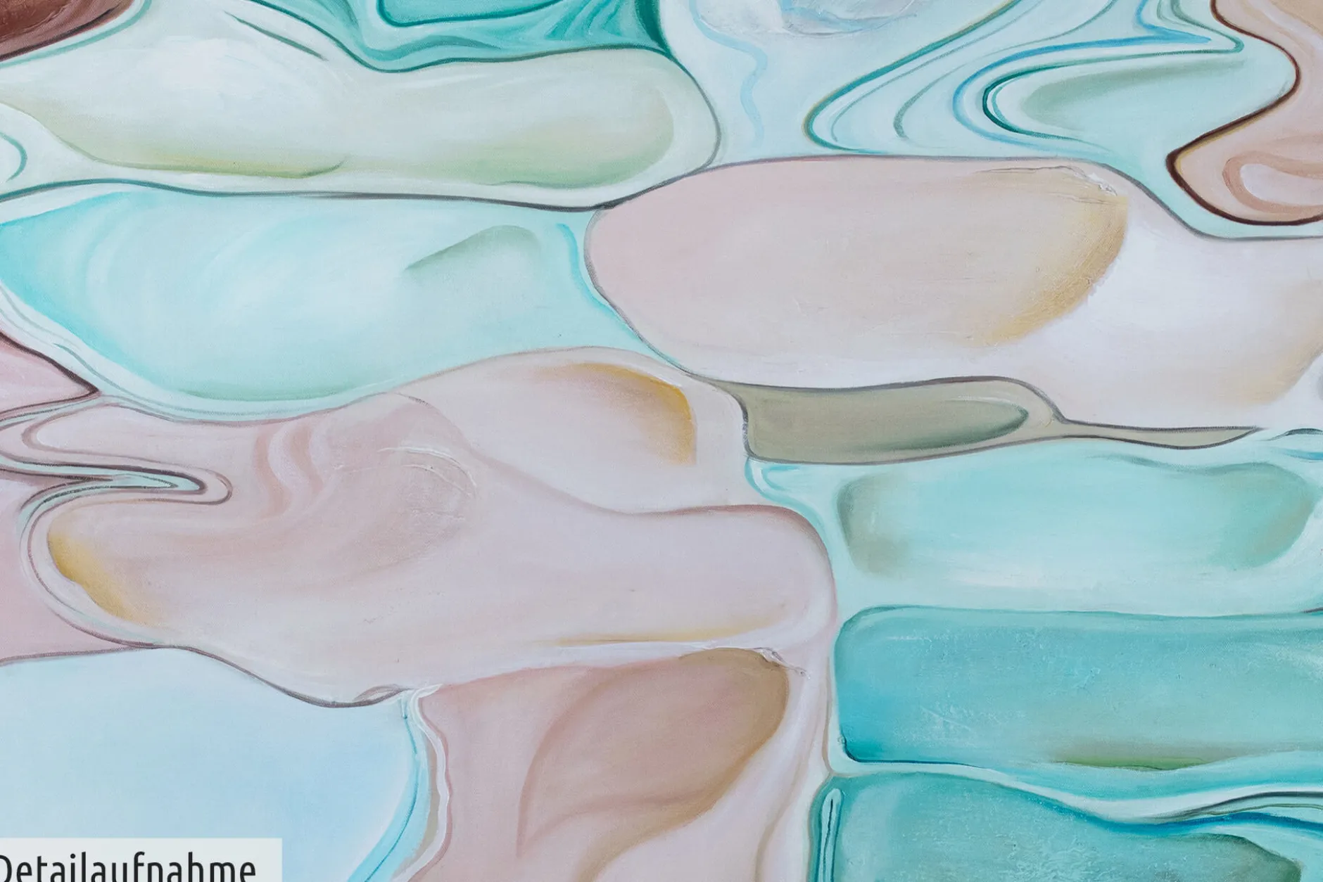 XXL Öl Gemälde 'Watercolours' | Handgemaltes Unikat