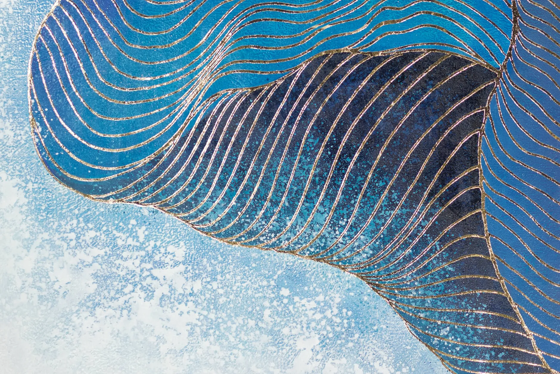 XXL Öl Gemälde 'Water Siren' | Handgemaltes Unikat
