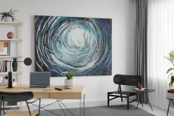 XXL Öl Gemälde 'Waves in Action' | Handgemaltes Unikat