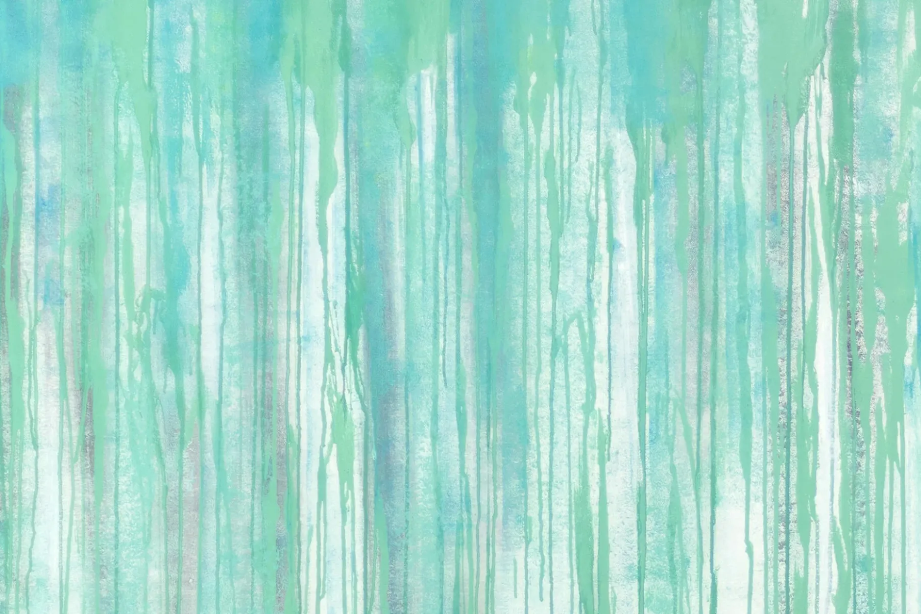 XXL Öl Gemälde 'Weeping Cyan Secrets' | Handgemaltes Unikat