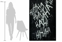 XXL Öl Gemälde 'Wer zuletzt lacht' | Handgemaltes Unikat