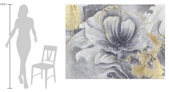 XXL Öl Gemälde 'White Elegance' | Handgemaltes Unikat