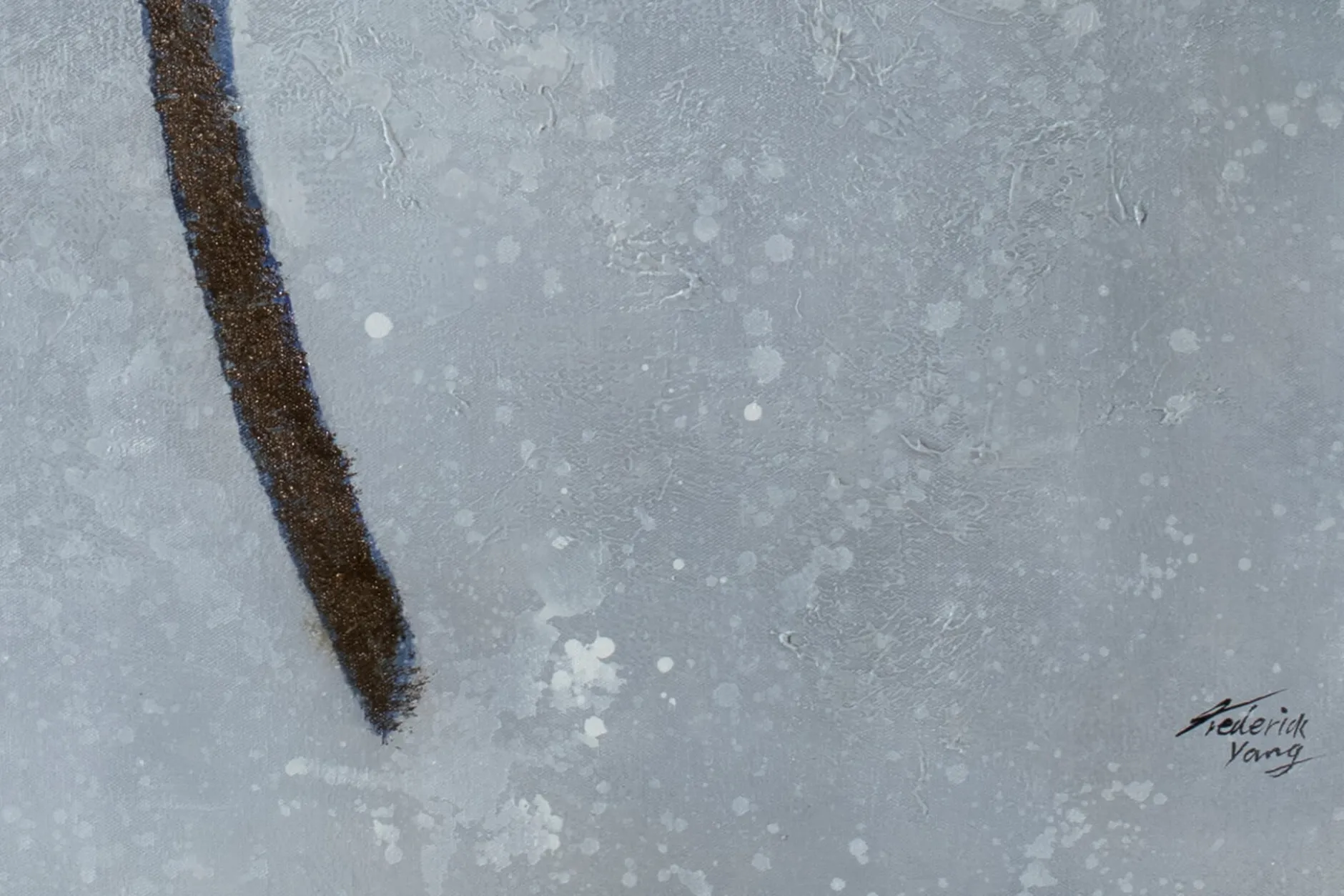 XXL Öl Gemälde 'Winter Miracle' | Handgemaltes Unikat