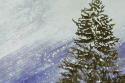 XXL Öl Gemälde 'Wintermärchen' | Handgemaltes Unikat