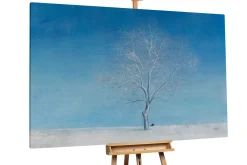 XXL Öl Gemälde 'Winterpanorama' | Handgemaltes Unikat