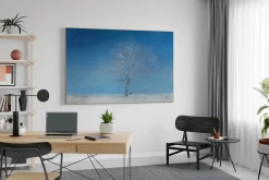 XXL Öl Gemälde 'Winterpanorama' | Handgemaltes Unikat