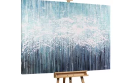 XXL Öl Gemälde 'Winterwolken' | Handgemaltes Unikat