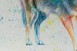 XXL Öl Gemälde 'Wolfsmärchen' | Handgemaltes Unikat