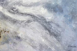 XXL Öl Gemälde 'Wolkenschauer' | Handgemaltes Unikat