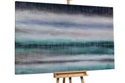 XXL Öl Gemälde 'Wolkenschleier' | Handgemaltes Unikat