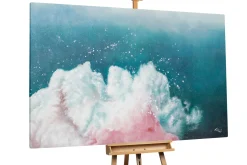 XXL Öl Gemälde 'Wolkenspiel' | Handgemaltes Unikat