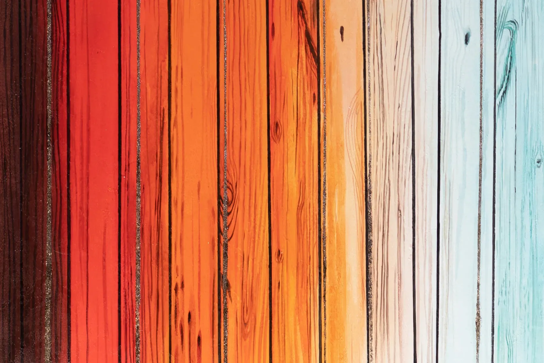 XXL Öl Gemälde 'Wood Spectrum' | Handgemaltes Unikat
