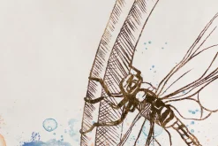 XXL Öl Gemälde 'World of Dragonflies' | Handgemaltes Unikat