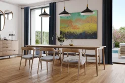 XXL Öl Gemälde 'Wütende Glut' | Handgemaltes Unikat