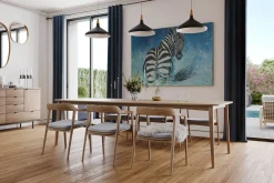 XXL Öl Gemälde 'Zappy Zebra' | Handgemaltes Unikat