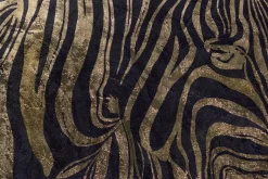 XXL Öl Gemälde 'Zebra aus Gold' | Handgemaltes Unikat