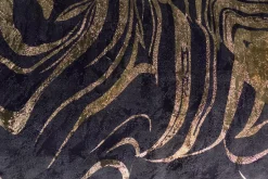 XXL Öl Gemälde 'Zebra aus Gold' | Handgemaltes Unikat