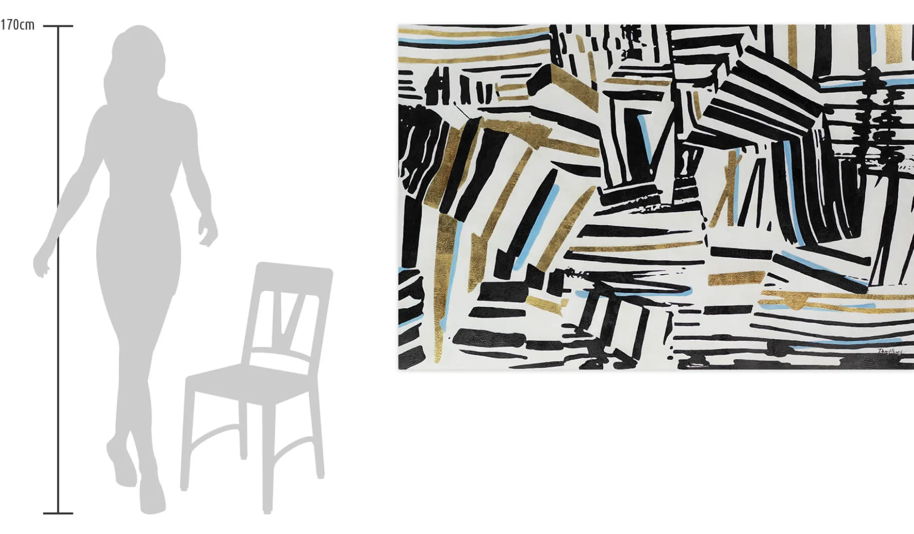 XXL Öl Gemälde 'Zebra meets Art' | Handgemaltes Unikat