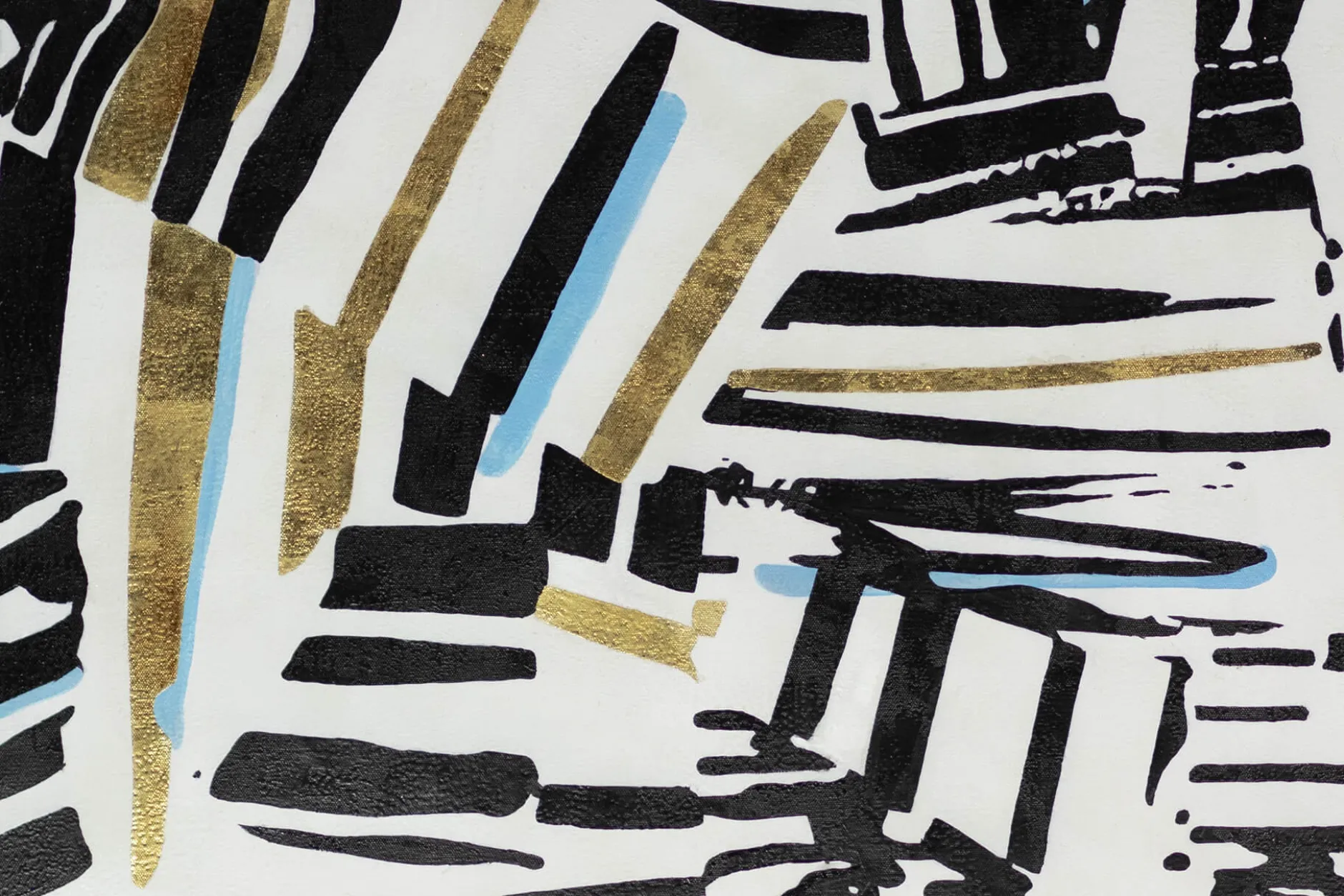 XXL Öl Gemälde 'Zebra meets Art' | Handgemaltes Unikat