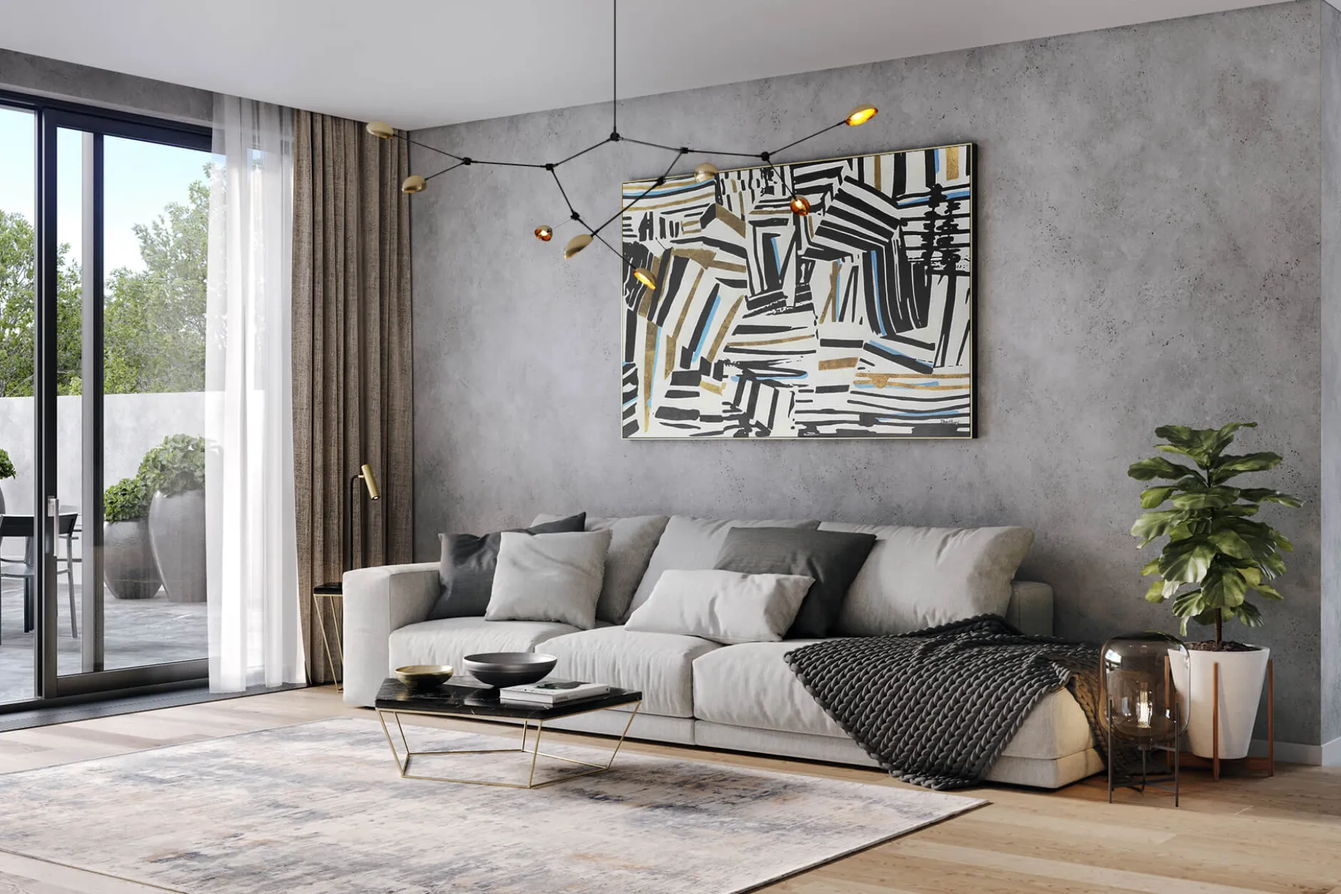 XXL Öl Gemälde 'Zebra meets Art' | Handgemaltes Unikat