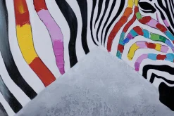 XXL Öl Gemälde 'Zebras im Glück' | Handgemaltes Unikat
